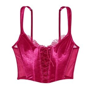 Victoria’s Secret DREAM ANGELS Unlined Lace-Up Corset Top